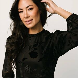 Baltic Born Velvet Embossed Floral